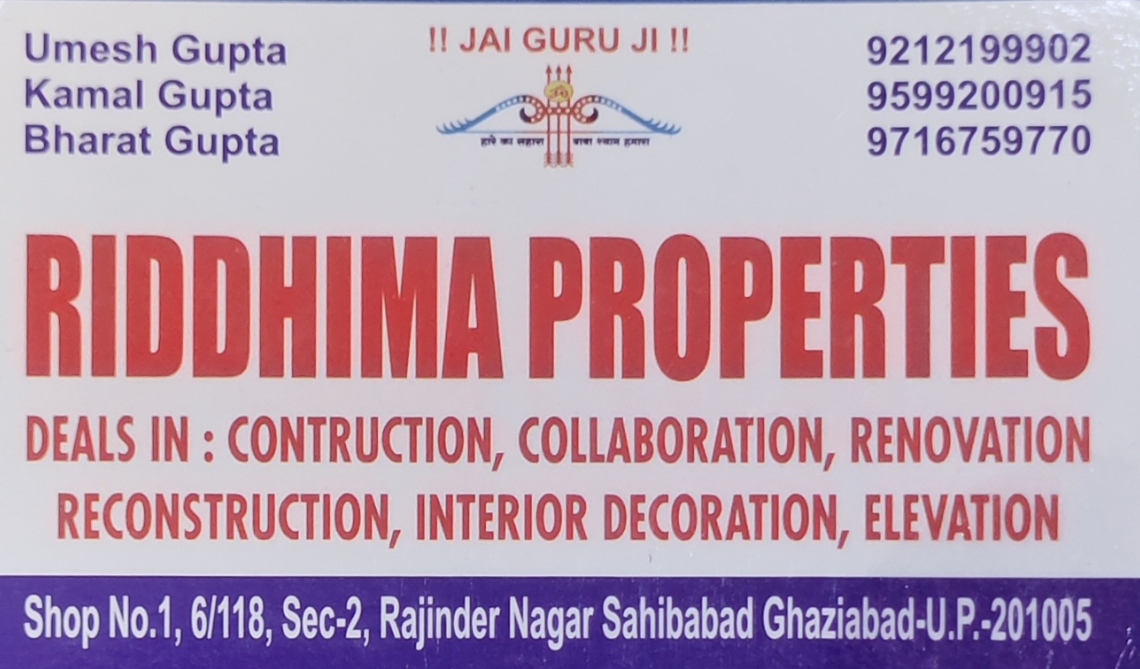 Riddhima Properties