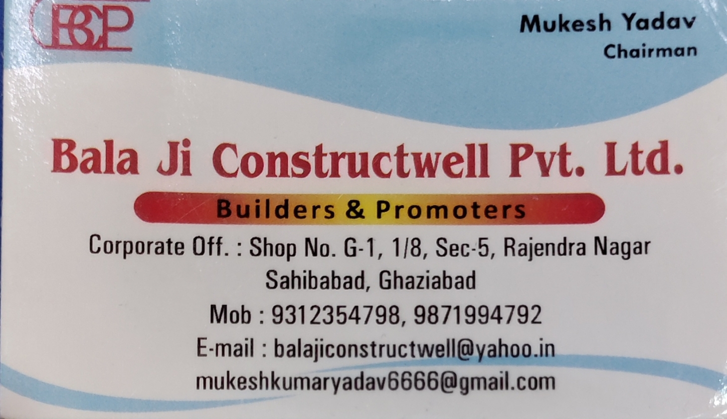 Bala Ji Construct Well Pvt Ltd